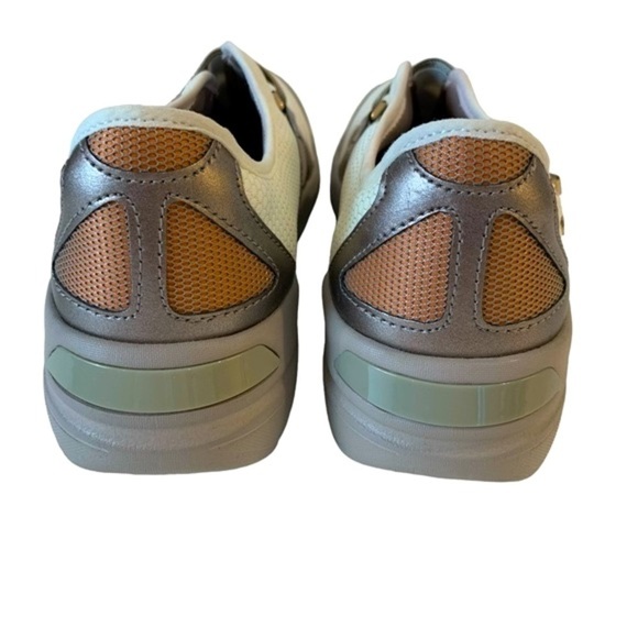 Bzees Women's Athletic Shoes in White and Brown - Picture 2 of 7